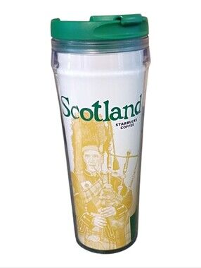 STARBUCKS Scotland Coffee Travel Tumbler 2009 12oz Global Icon Series